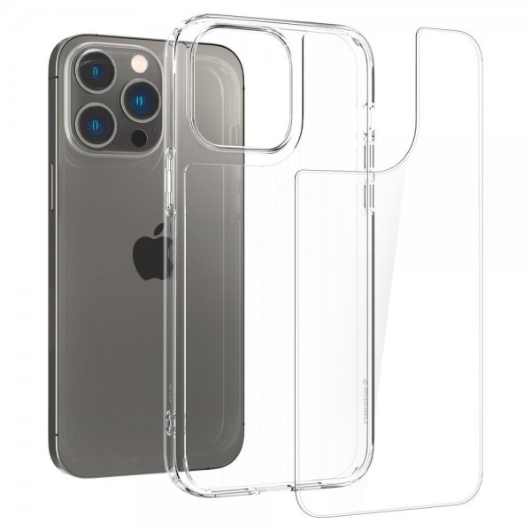 Spigen iPhone 14 Pro Max Skal Quartz Hybrid Crystal Clear
