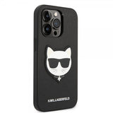 Karl Lagerfeld iPhone 14 Pro Max Skal Saffiano Choupette Svart