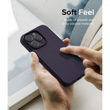 Ringke iPhone 14 Pro Max Skal Silicone Deep Purple