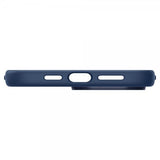 Spigen iPhone 14 Pro Max Skal Silicone Fit MagFit Navy Blue