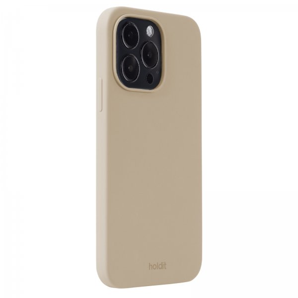 holdit iPhone 14 Pro Max Skal Silikon Latte Beige
