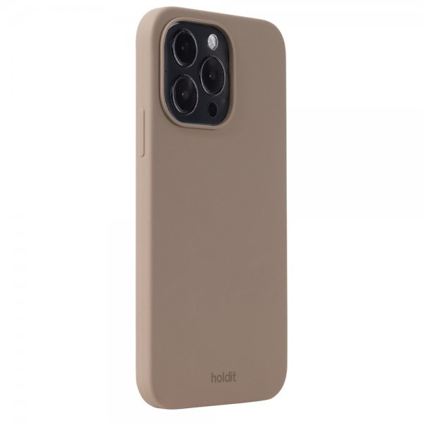 holdit iPhone 14 Pro Max Skal Silikon Mocha Brown
