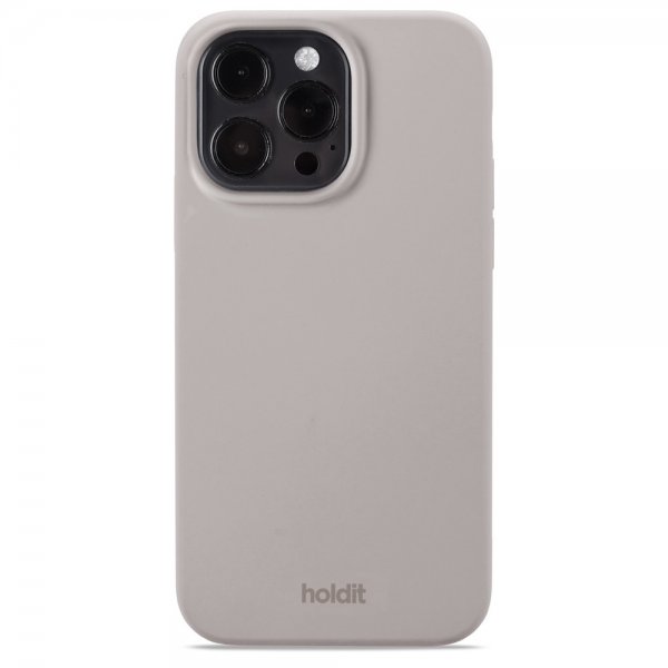 Holdit iPhone 14 Pro Max Skal Silikon Taupe