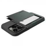 Spigen iPhone 14 Pro Max Skal Slim Armor CS Abyss Green