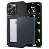 Spigen iPhone 14 Pro Max Skal Slim Armor CS Metal Slate