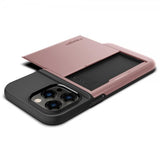 Spigen iPhone 14 Pro Max Skal Slim Armor CS Rose Gold