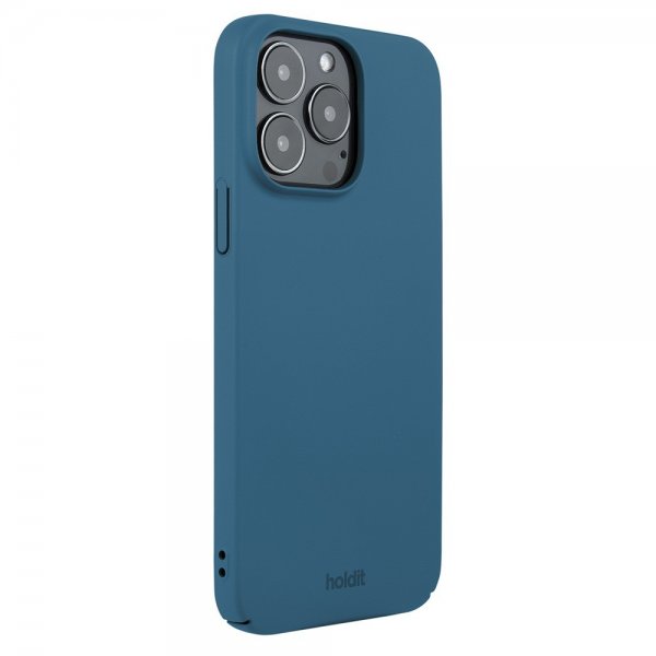 holdit iPhone 14 Pro Max Skal Slim Case Denim Blue