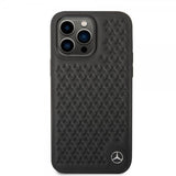 Mercedes Benz iPhone 14 Pro Max Skal Star Pattern Svart