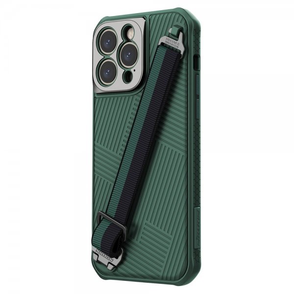 Nillkin iPhone 14 Pro Max Skal Strap Case Grön