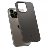 Spigen iPhone 14 Pro Max Skal Thin Fit Gunmetal