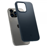 Spigen iPhone 14 Pro Max Skal Thin Fit Metal Slate