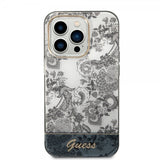 Guess iPhone 14 Pro Max Skal Toile de Jouy Grå
