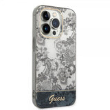 Guess iPhone 14 Pro Max Skal Toile de Jouy Grå