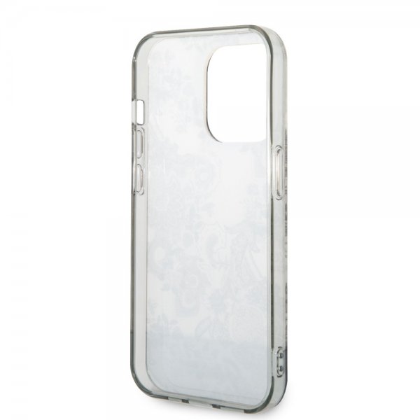 Guess iPhone 14 Pro Max Skal Toile de Jouy Grå