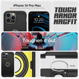 Spigen iPhone 14 Pro Max Skal Tough Armor MagFit Svart