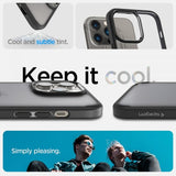 Spigen iPhone 14 Pro Max Skal Ultra Hybrid Frost Black