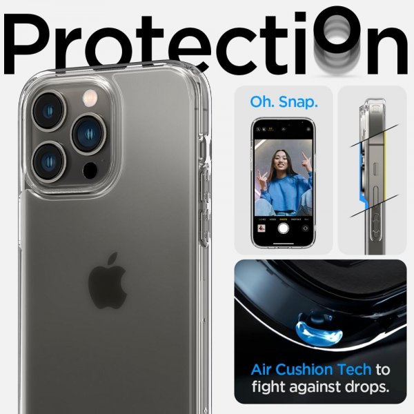 Spigen iPhone 14 Pro Max Skal Ultra Hybrid Frost Clear