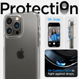 Spigen iPhone 14 Pro Max Skal Ultra Hybrid Frost Clear