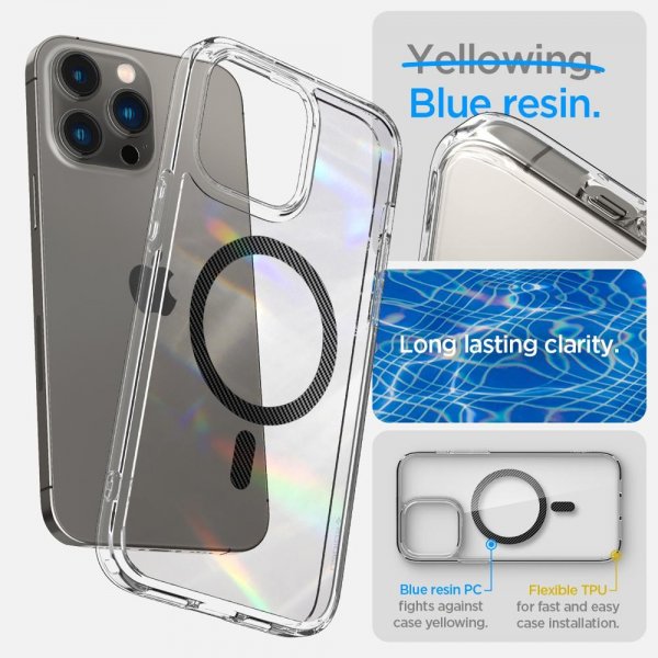 Spigen iPhone 14 Pro Max Skal Ultra Hybrid MagFit Carbon Fiber