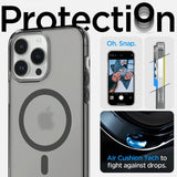 Spigen iPhone 14 Pro Max Skal Ultra Hybrid MagFit Frost Black