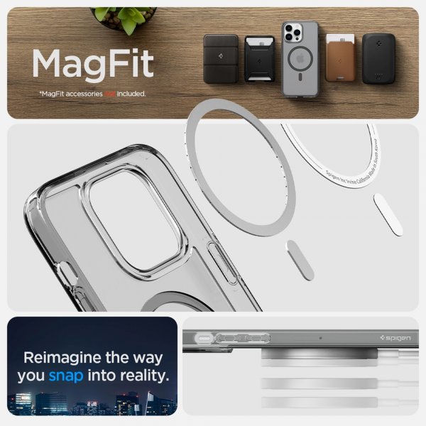 Spigen iPhone 14 Pro Max Skal Ultra Hybrid MagFit Frost Black