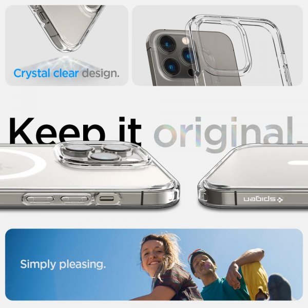 Spigen iPhone 14 Pro Max Skal Ultra Hybrid MagFit Vit