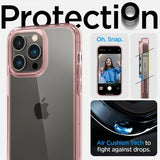 Spigen iPhone 14 Pro Max Skal Ultra Hybrid Rose Crystal