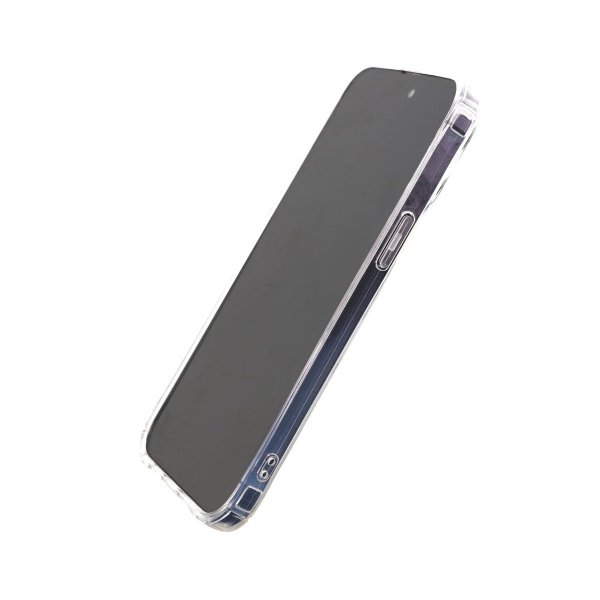 iPhone 14 Pro Max Skal Korthållare Stöttåligt Transparent