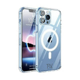 Rvelon iPhone 14 Pro Max Skal TPU MagSafe Transparent