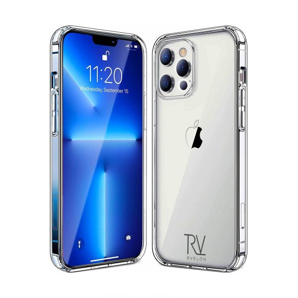 Rvelon iPhone 14 Pro Max Skal Stöttålig Transparent