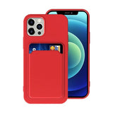 iPhone 14 Pro Skal Korthållare Röd