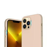 Rvelon iPhone 14 Pro Skal Silikon Beige