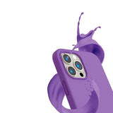 Rvelon iPhone 14 Pro Skal Silikon Lila