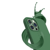 Rvelon iPhone 14 Pro Skal Silikon MagSafe Grön