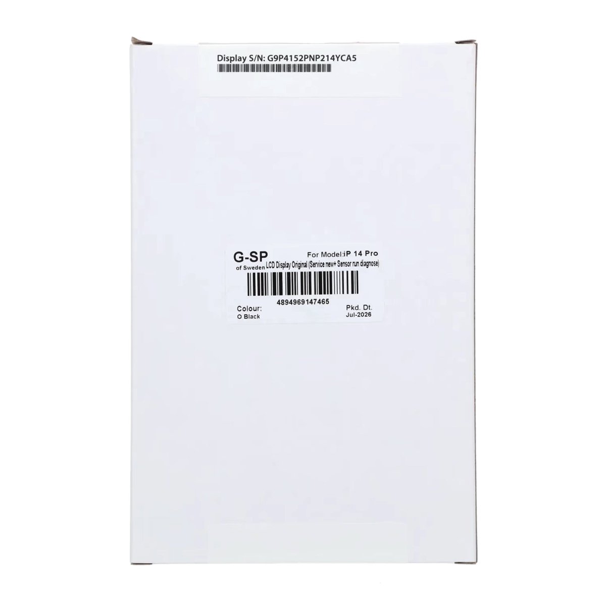 iPhone 14 Pro OLED Skärm Original - Sensor Diagnostik