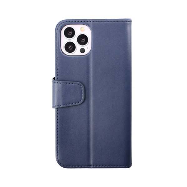 Rvelon iPhone 14 Pro Fodral Utfällbart Kortfack Blå
