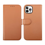 Rvelon iPhone 14 Pro Fodral Magnetiskt Avtagbart Skal Brun