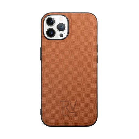 Rvelon iPhone 14 Pro Fodral Magnetiskt Avtagbart Skal Brun