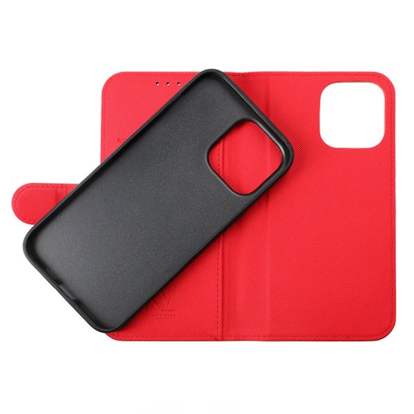 Rvelon iPhone 14 Pro Fodral Magnetiskt Avtagbart Skal Röd