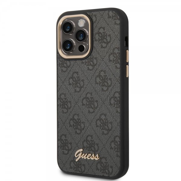 Guess iPhone 14 Pro Skal 4G Logo Svart