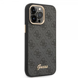 Guess iPhone 14 Pro Skal 4G Logo Svart