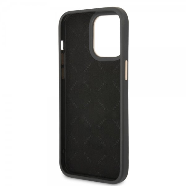 Guess iPhone 14 Pro Skal 4G Logo Svart