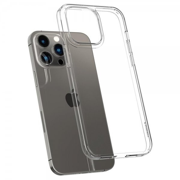 Spigen iPhone 14 Pro Skal AirSkin Hybrid Crystal Clear