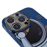 iPhone 14 Pro Skal Astronaut Blå Grå