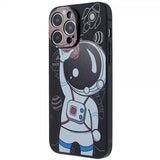 iPhone 14 Pro Skal Astronaut Svart Brun