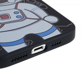 iPhone 14 Pro Skal Astronaut Svart Brun