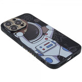 iPhone 14 Pro Skal Astronaut Svart Grå