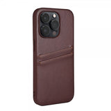 Buffalo iPhone 14 Pro Skal Backcover with Card Slots Brun