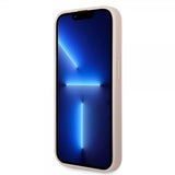 Guess iPhone 14 Pro Skal Big Metal Logo Rosa