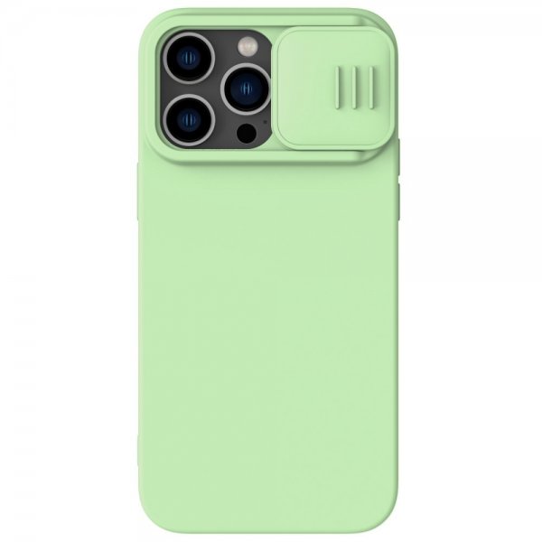 Nillkin iPhone 14 Pro Skal CamShield Silky MagSafe Grön